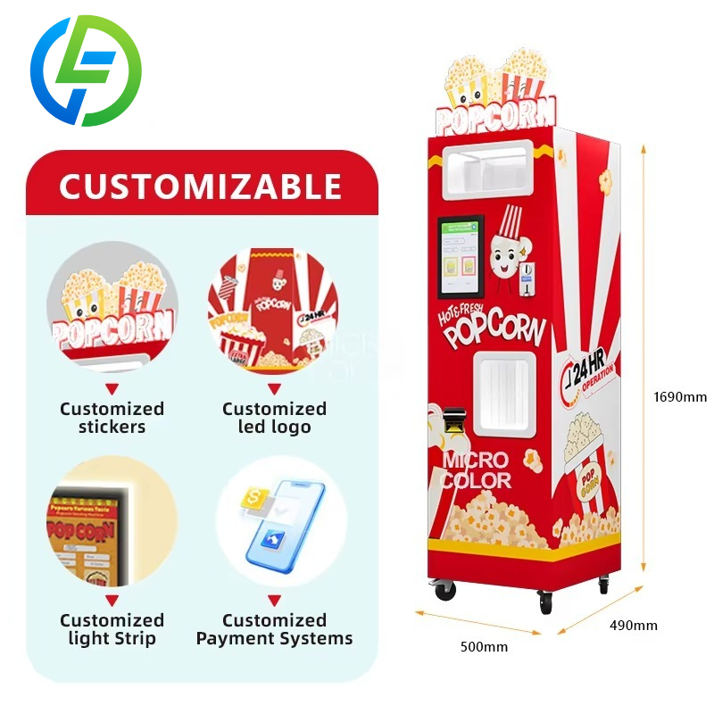 Коммерческий автомат для попко – обзор и цена Popcorn Vending Machine
