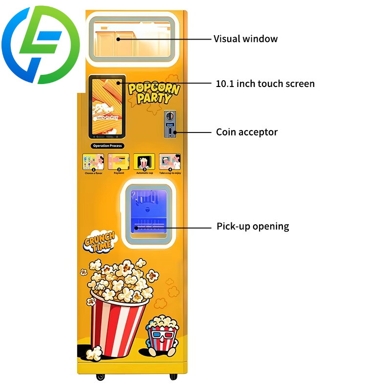 Автоматический аппарат для при – обзор и цена Popcorn Vending Machine