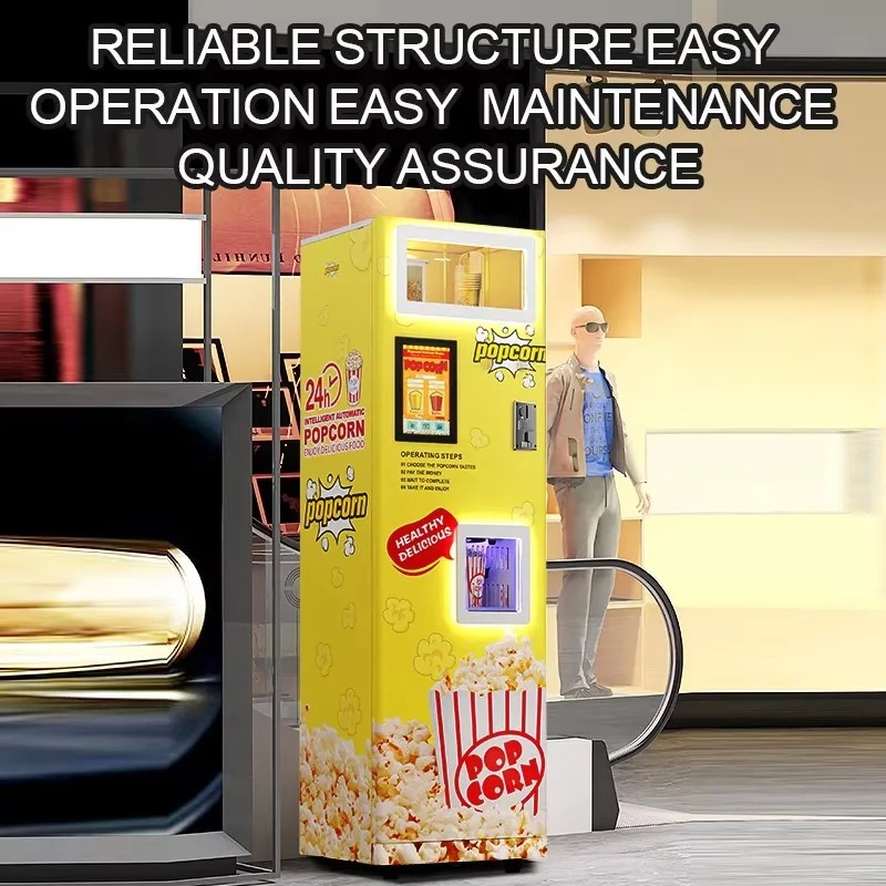 Автоматический вендинговый апп – обзор и цена Popcorn Vending Machine