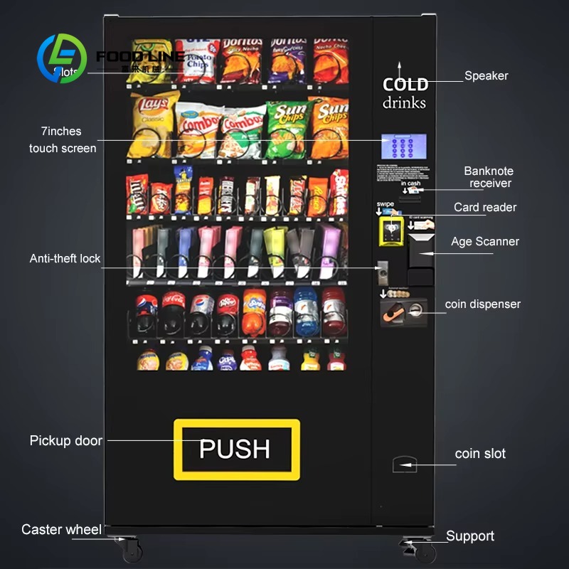 Торговый автомат для снеков и  – обзор и цена Open Vending Machine