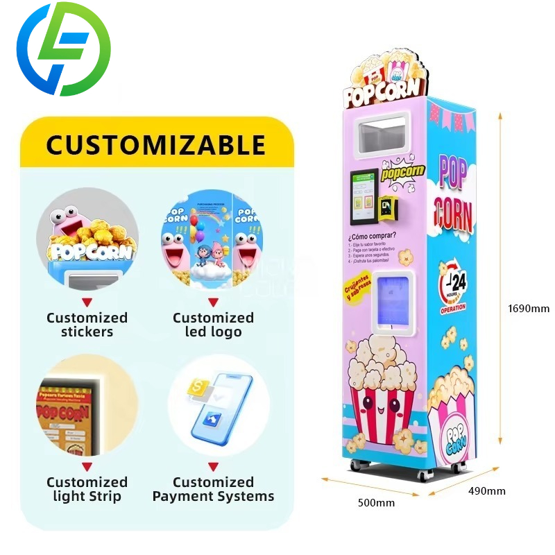 Автоматические аппараты для пр – обзор и цена Popcorn Vending Machine