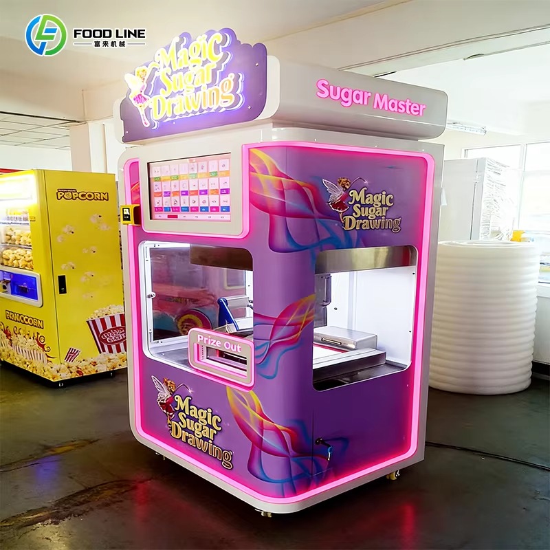 Интеллектуальный торговый авто – обзор и цена Popcorn Vending Machine